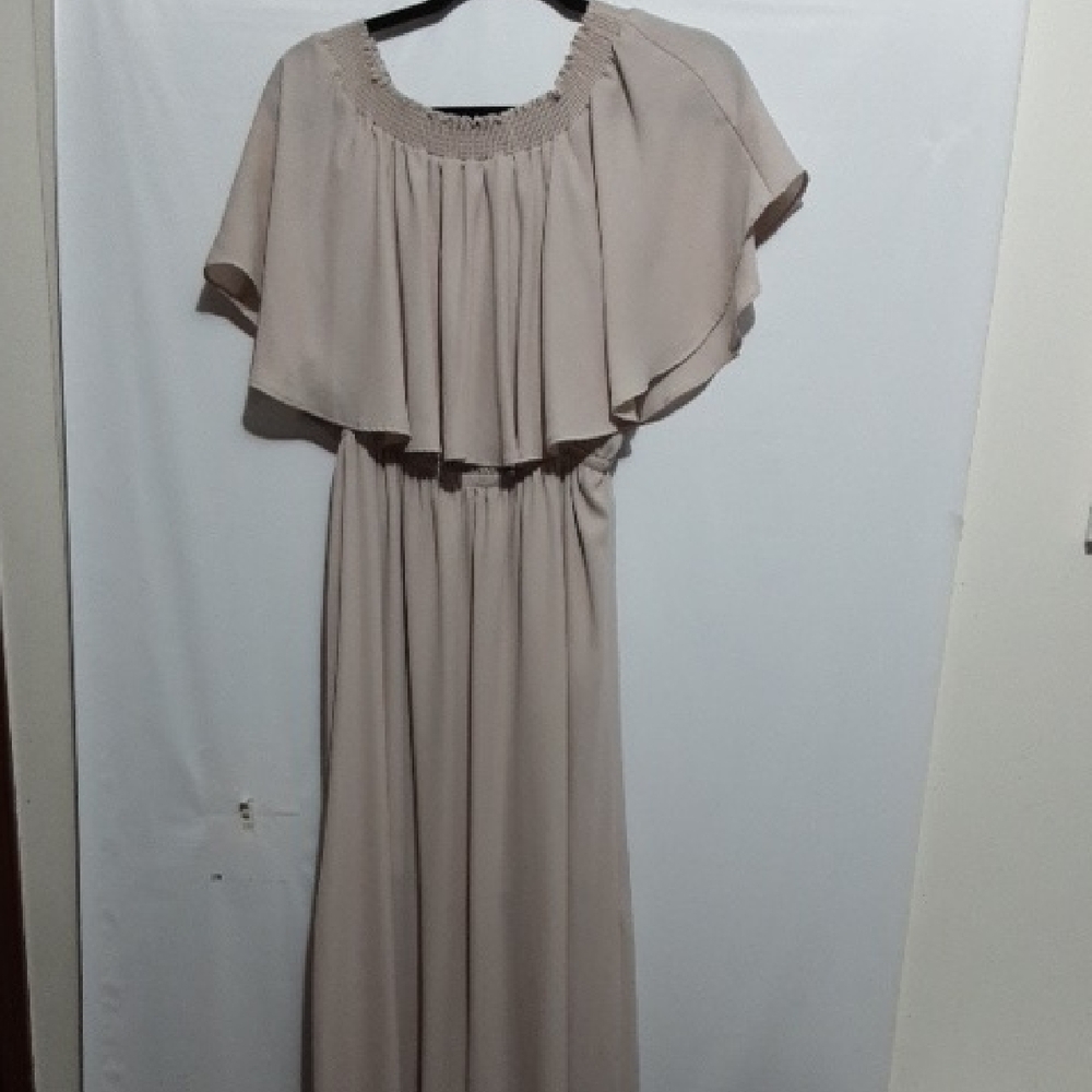 Show Me Your MuMu Cream Maxi Dress